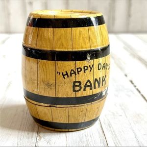 60’s Vintage Happy Days Metal Bank